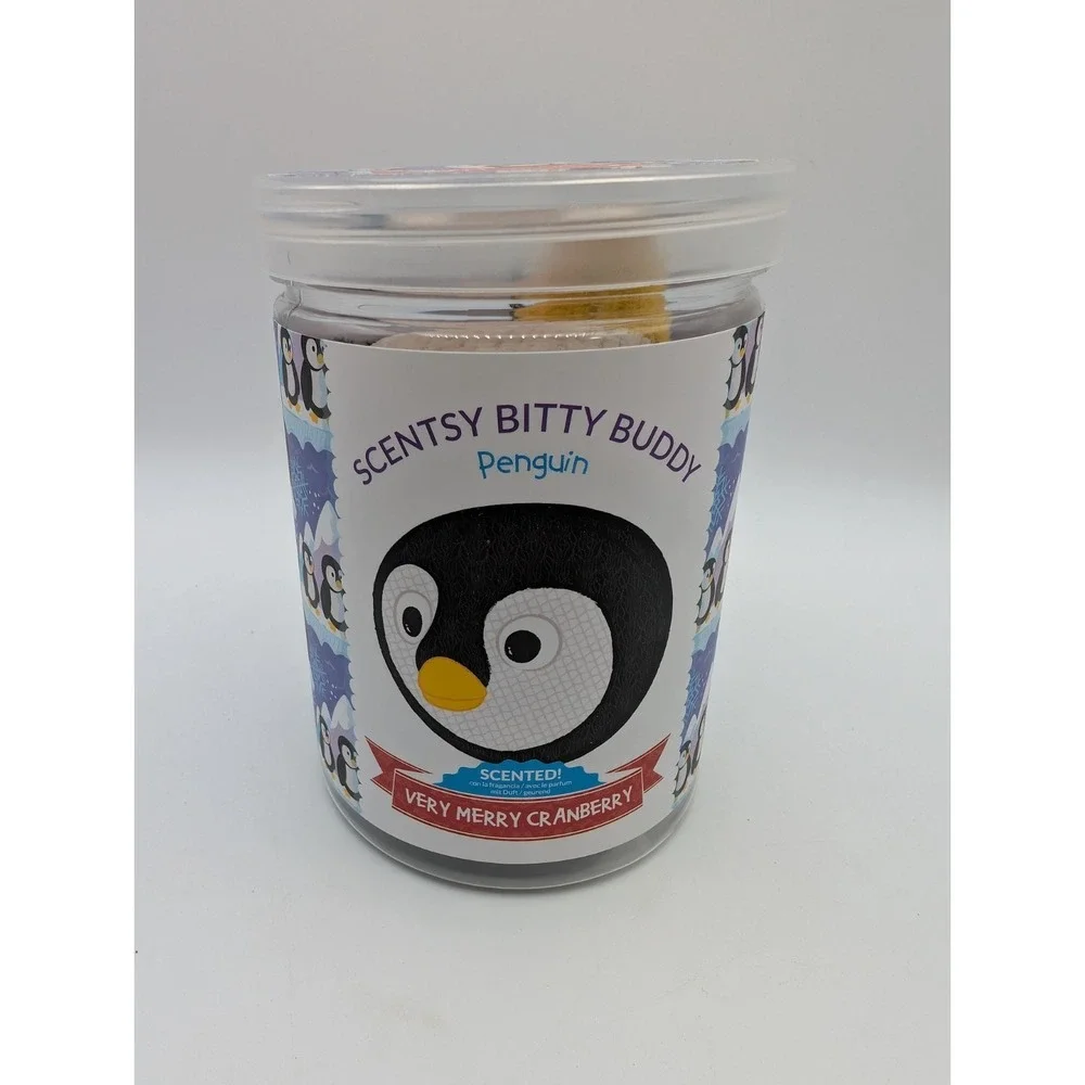 New Scentsy Bitty Buddy Penguin‎ Very Merry Christmas Scent